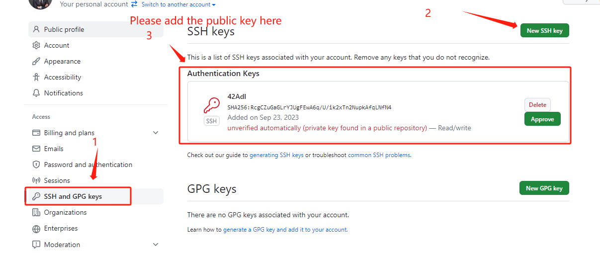 SSH Public KEY