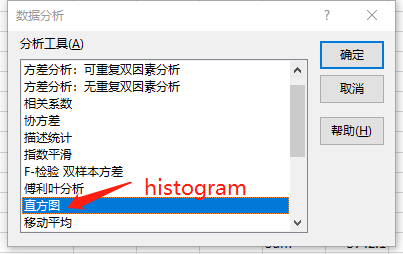 histogram tool