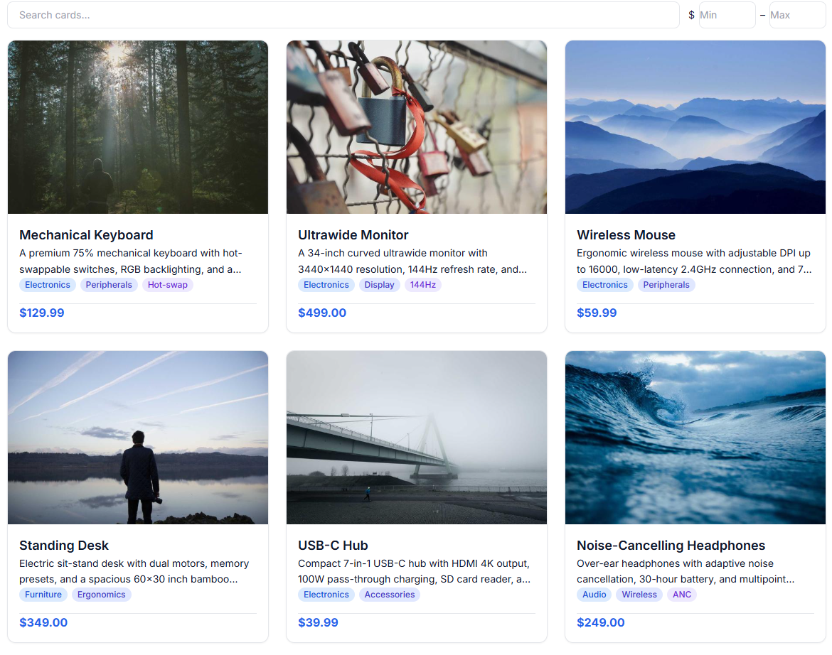 Component: Product Card